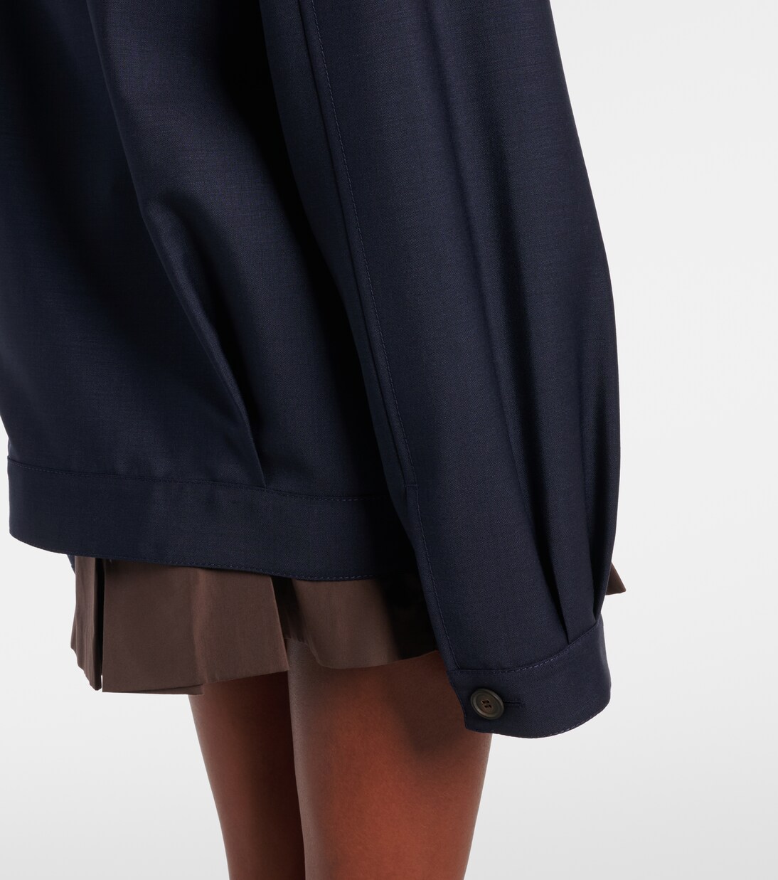 Mohair and wool blouson jacket | Miu Miu