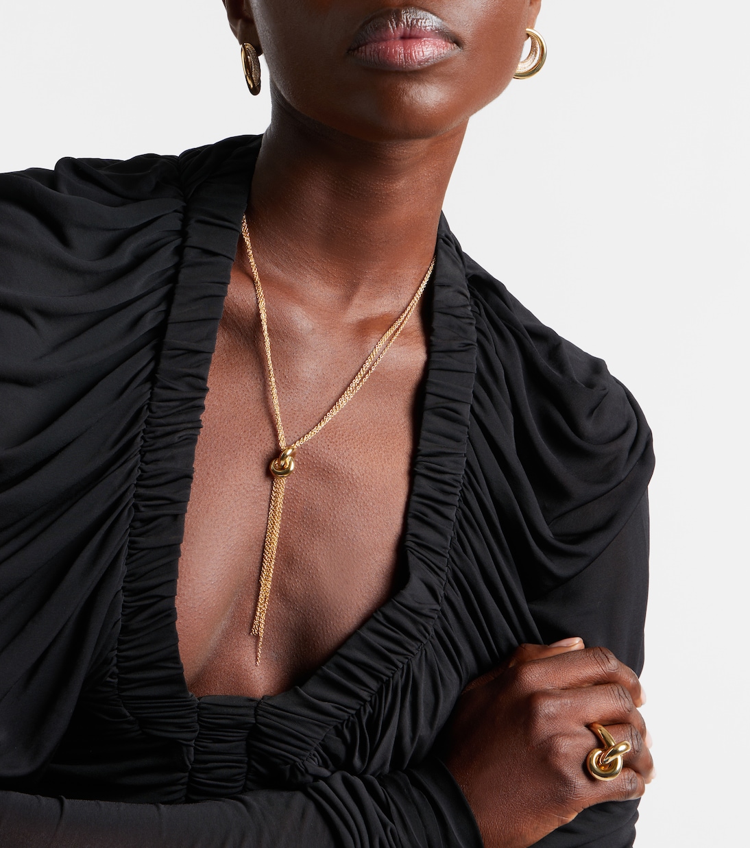 Legacy Knot Big 18kt gold necklace  | Engelbert