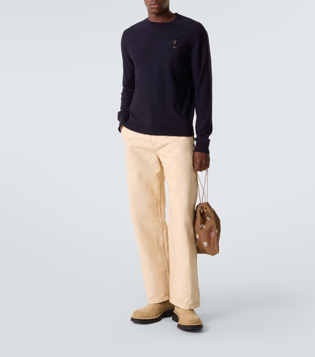 X Louis Wain Etui Cats mit Leder | Loewe