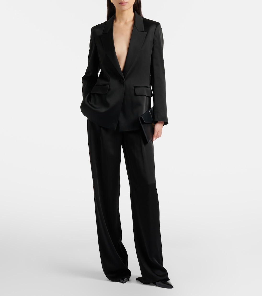 Satin crêpe blazer | Max Mara