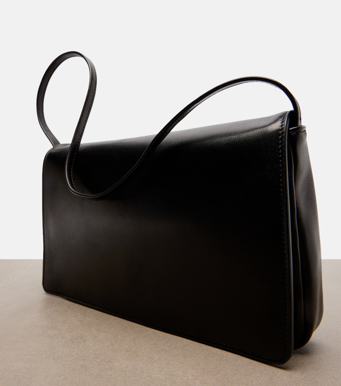 Nuance Small leather shoulder bag | The Row