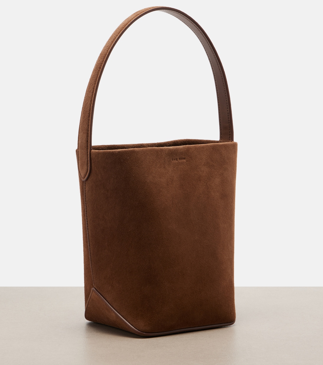 Park Edge N/S Small suede tote bag | The Row