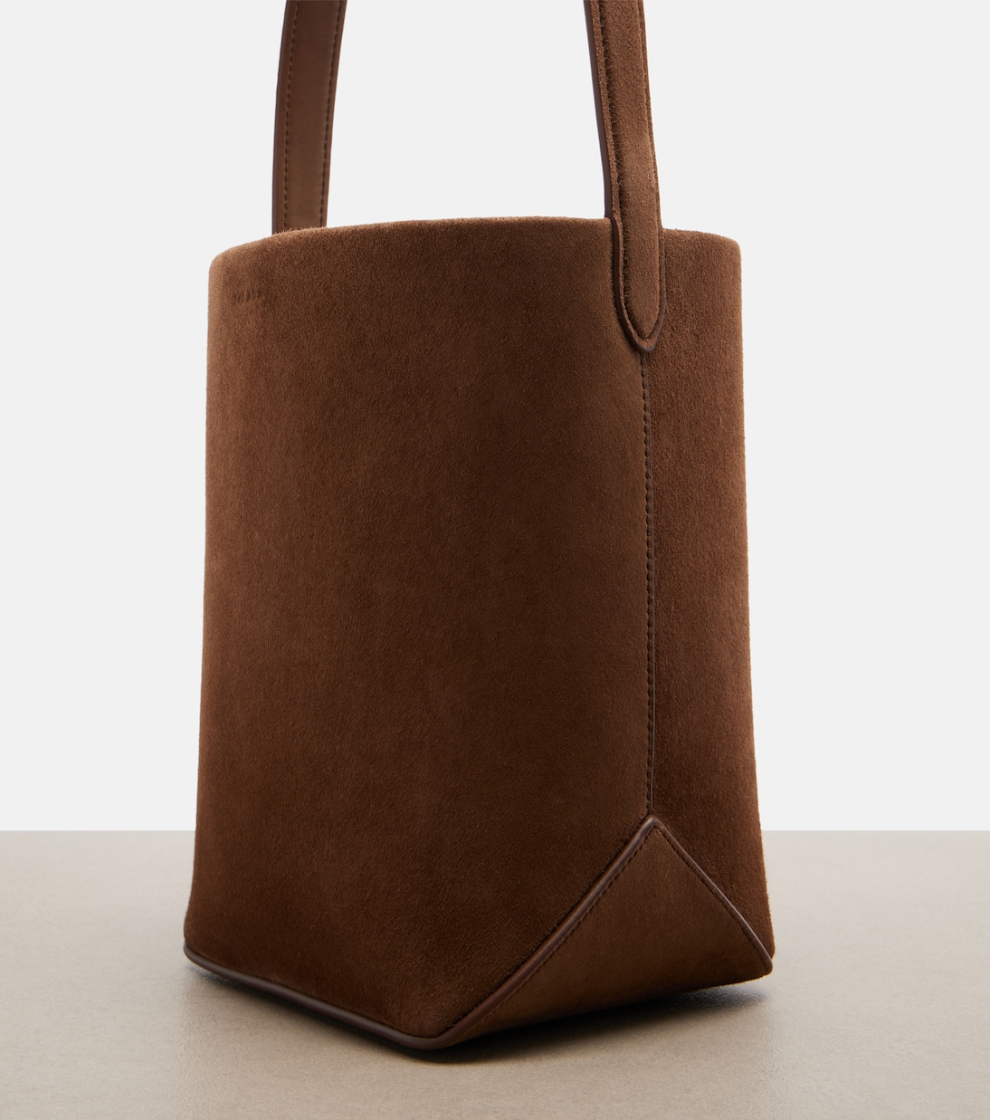 Park Edge N/S Small suede tote bag | The Row