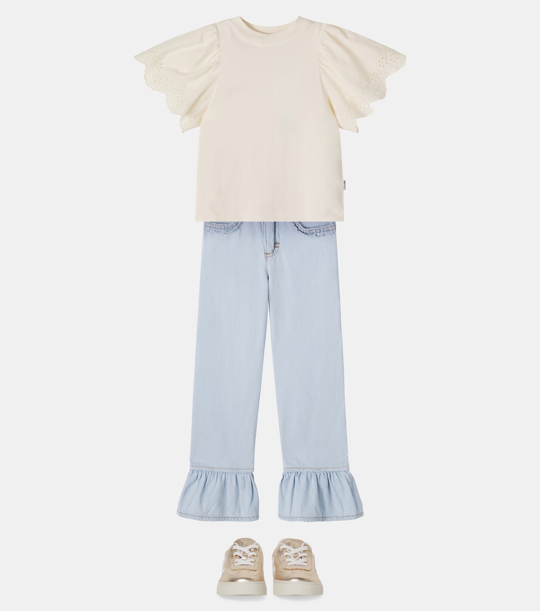 Top Ritza brodé en coton | Molo