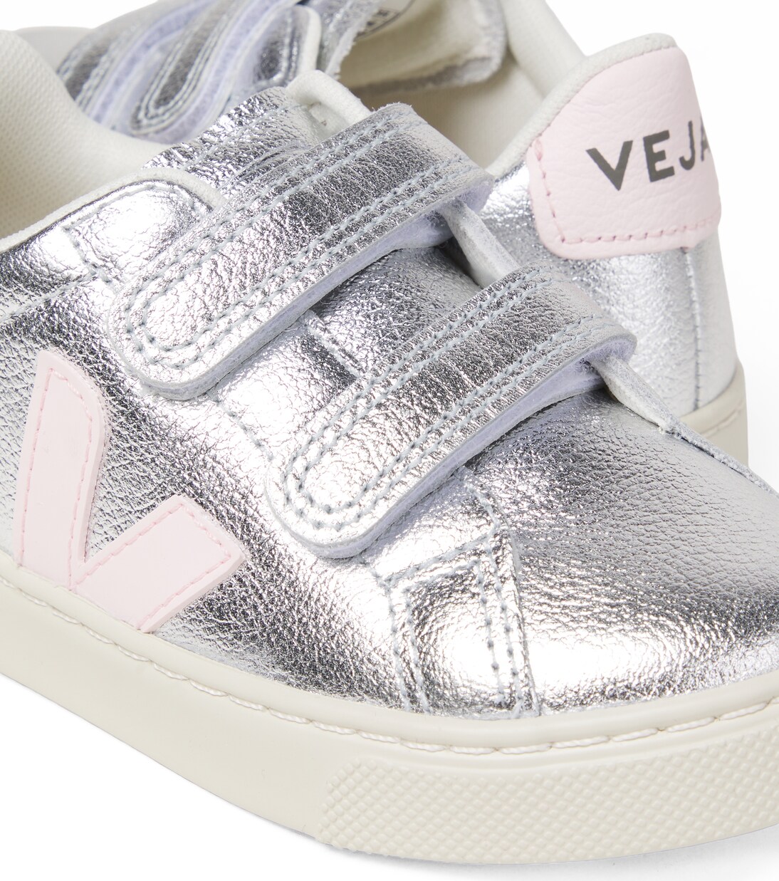 Baskets Esplar en cuir métallisé | Veja Kids