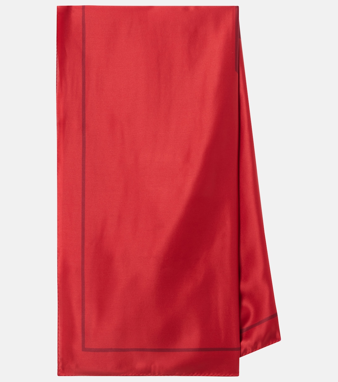 Pañuelo Cassandre de charmeuse de seda | Saint Laurent