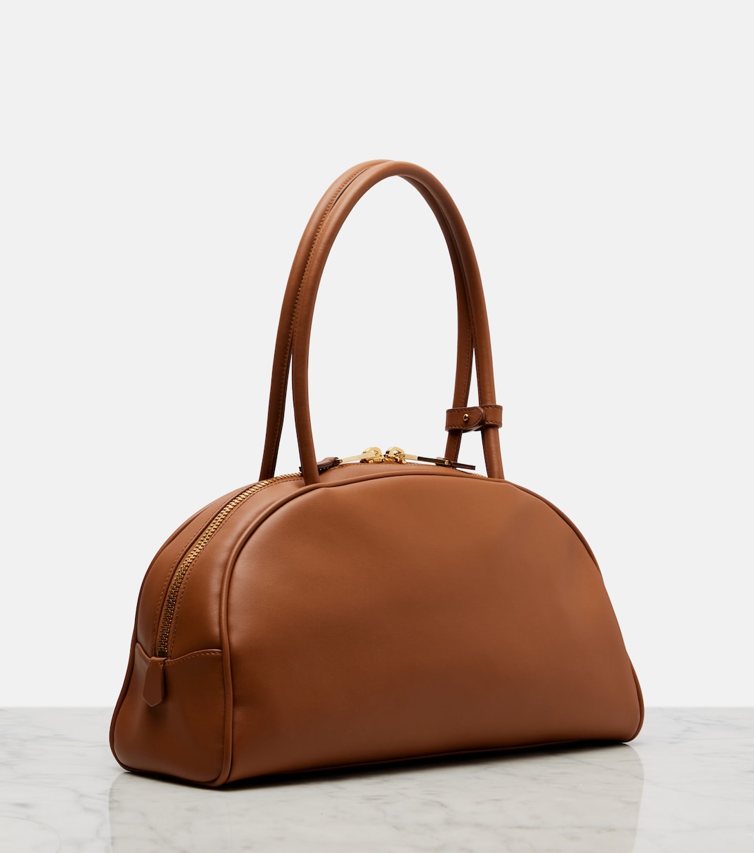 Beau Large leather shoulder bag | Miu Miu