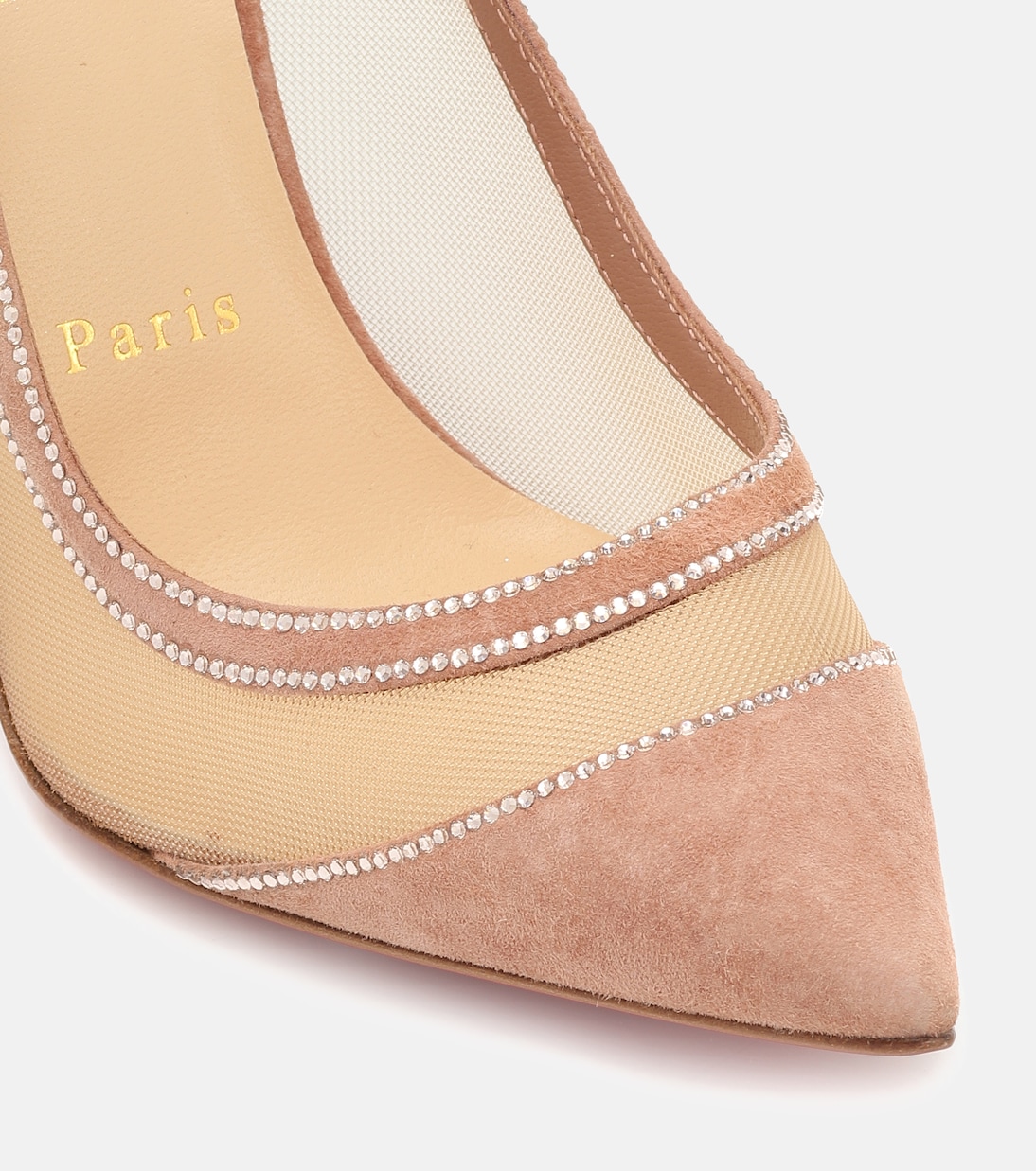 Galativi 100 suede and mesh pumps | Christian Louboutin