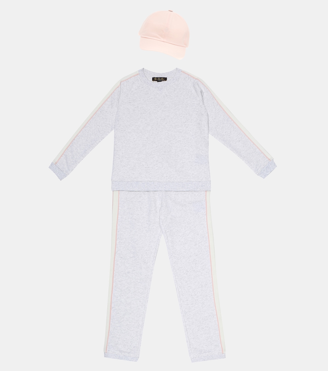 Sudadera Soft Trims de algodón elastizado | Loro Piana Kids
