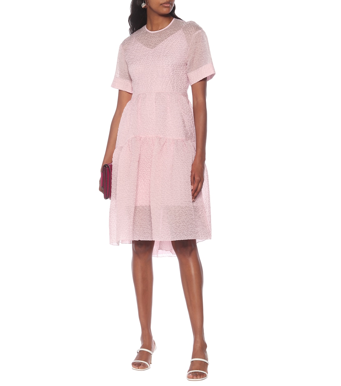 Abito in cloqué di misto seta | Victoria Victoria Beckham