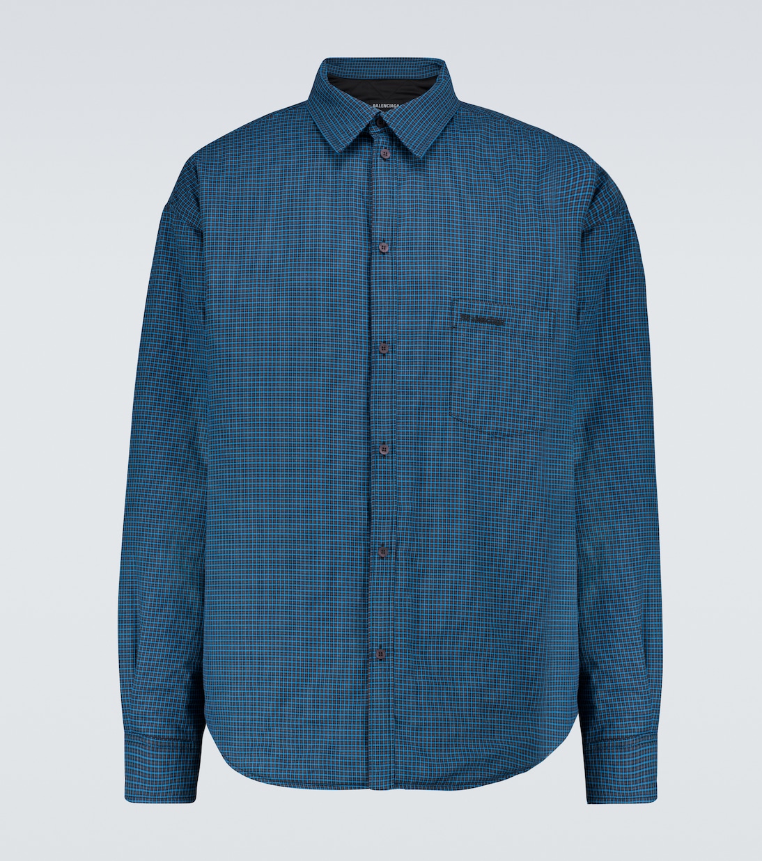 Padded checked overshirt | Balenciaga
