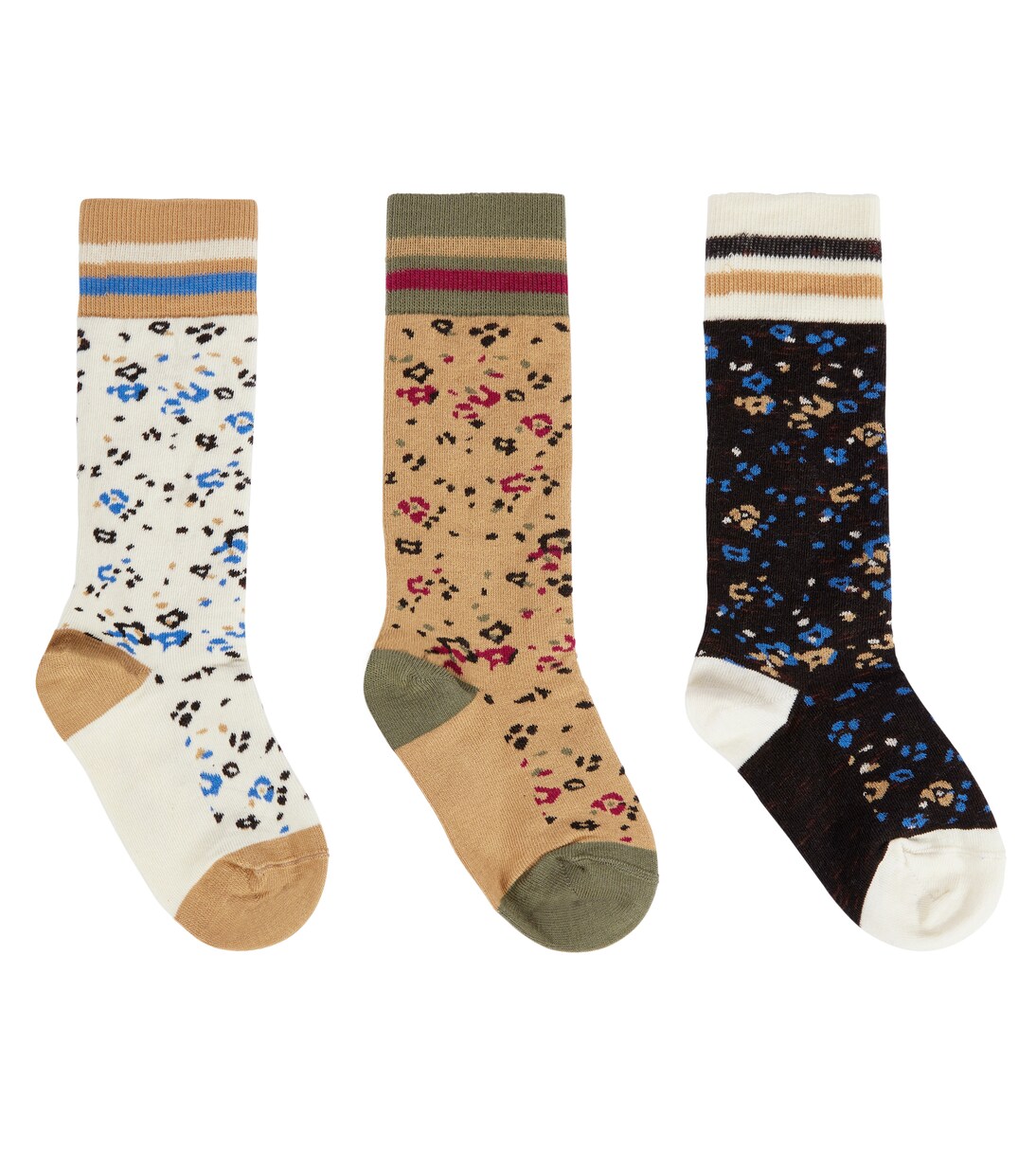 3 pairs of stretch-cotton socks | Paade Mode