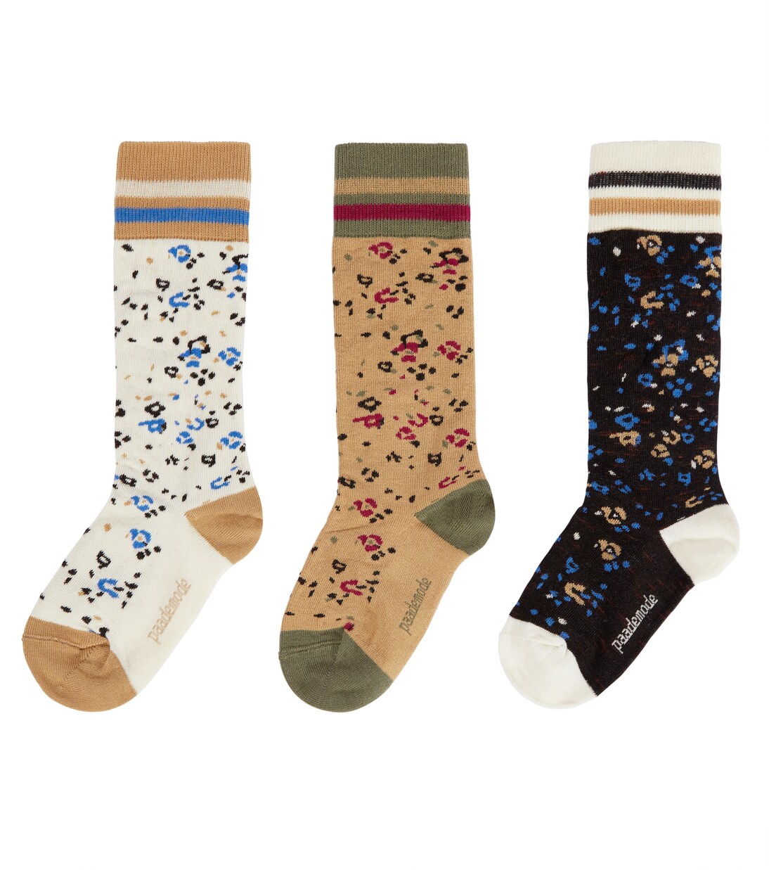 3 pairs of stretch-cotton socks | Paade Mode