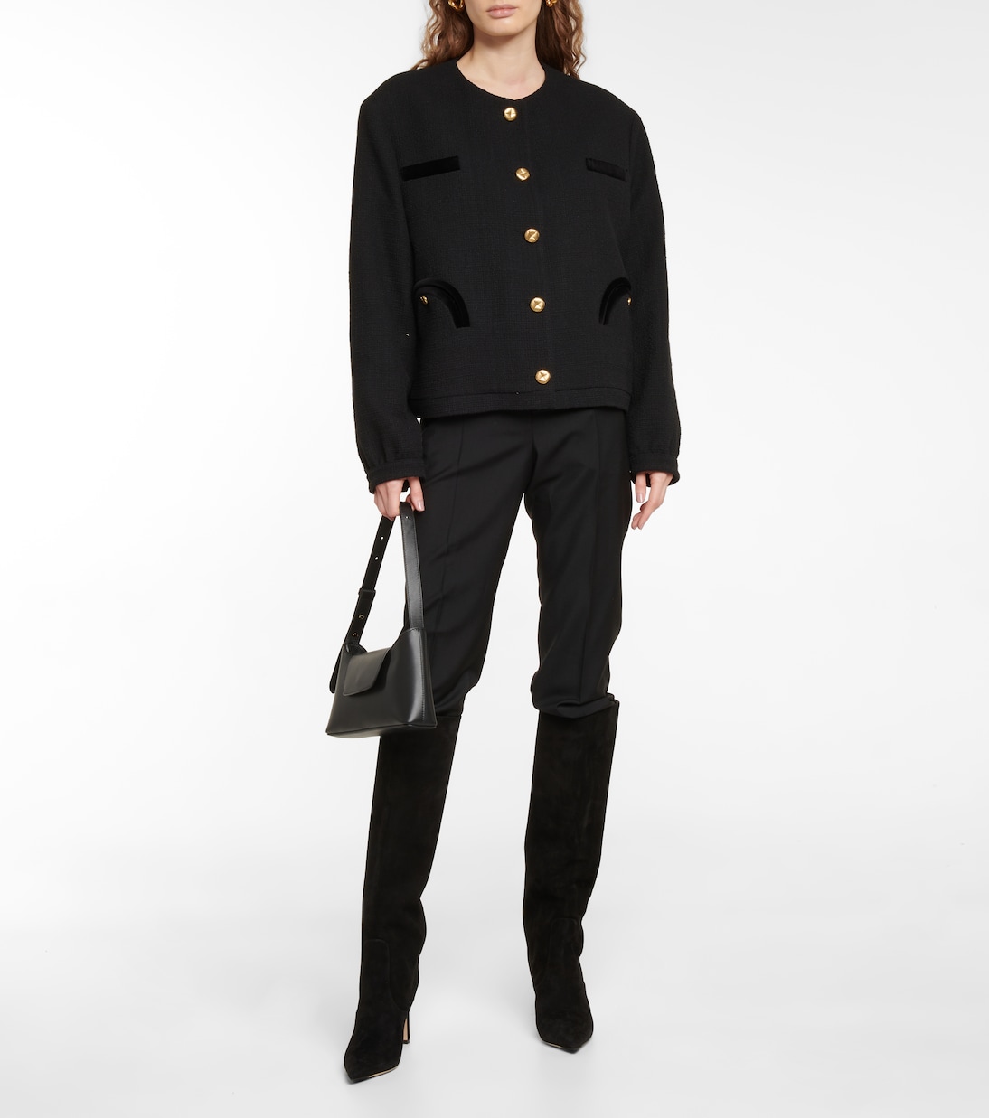Gliss cotton-blend bouclé jacket | Blazé Milano
