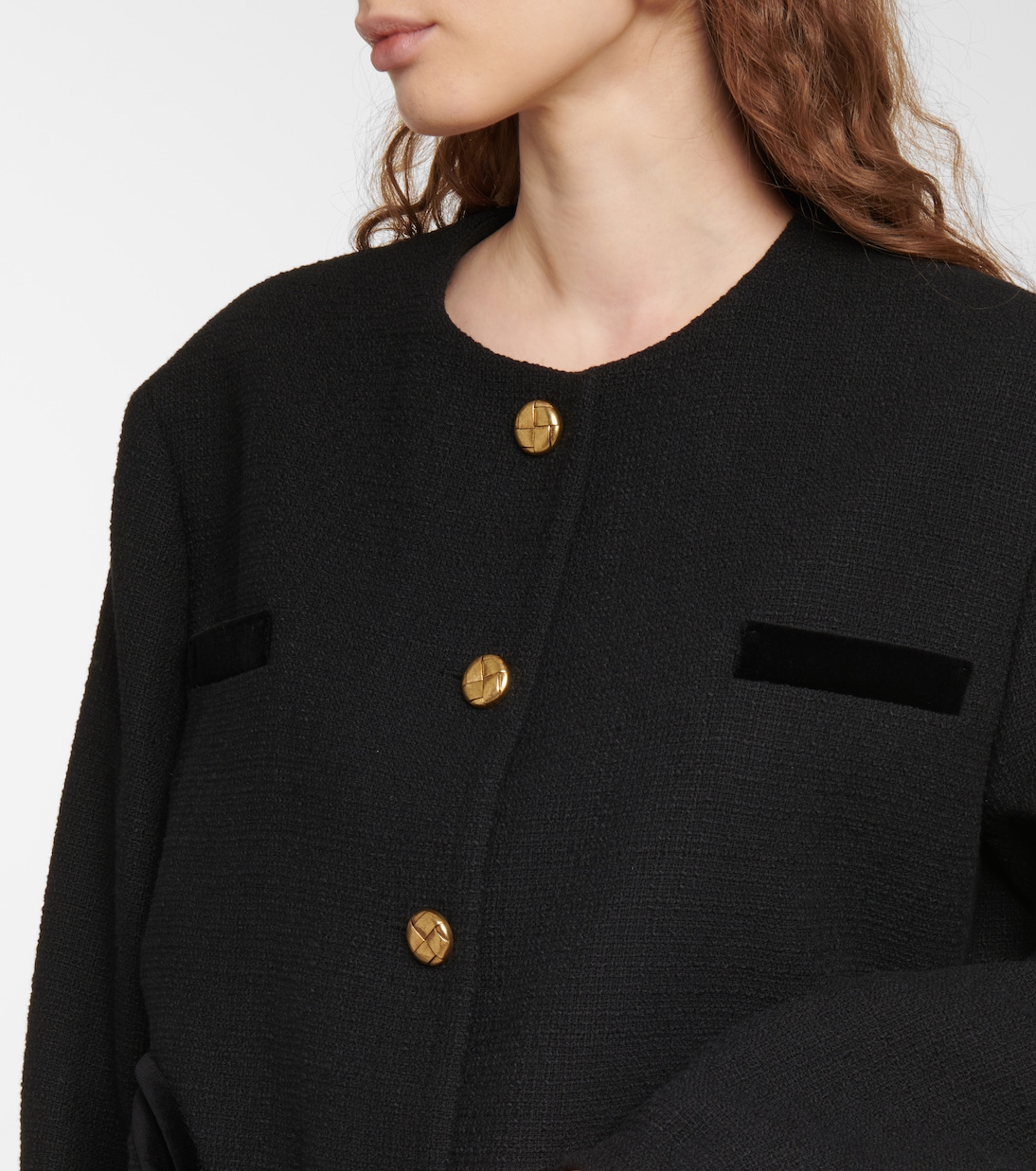 Gliss cotton-blend bouclé jacket | Blazé Milano