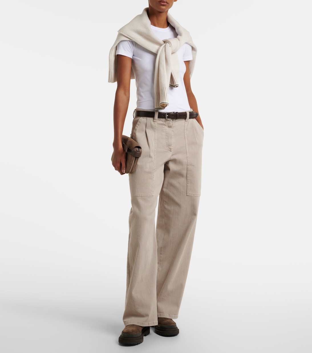 Cotton-blend T-shirt | Brunello Cucinelli