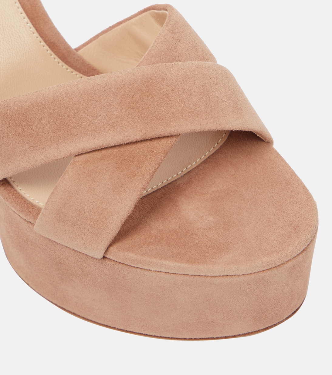 Sheridan suede platform sandals | Gianvito Rossi