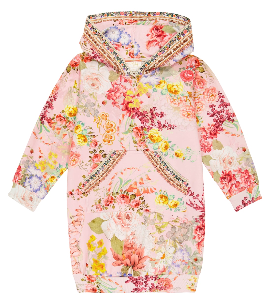 Sweatshirt-Kleid aus einem Baumwollgemisch | Camilla Kids