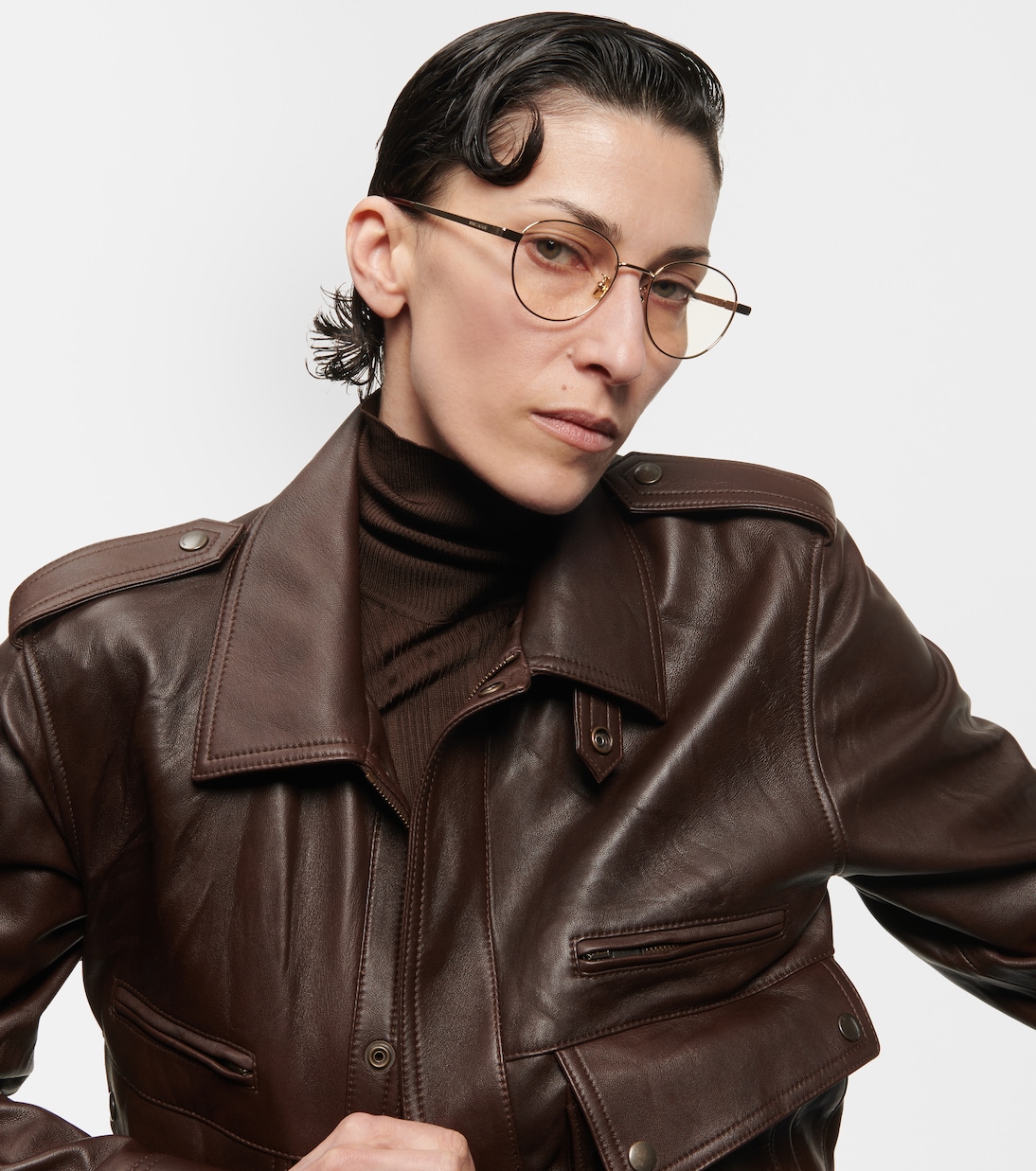 Occhiali rotondi in metallo | Saint Laurent