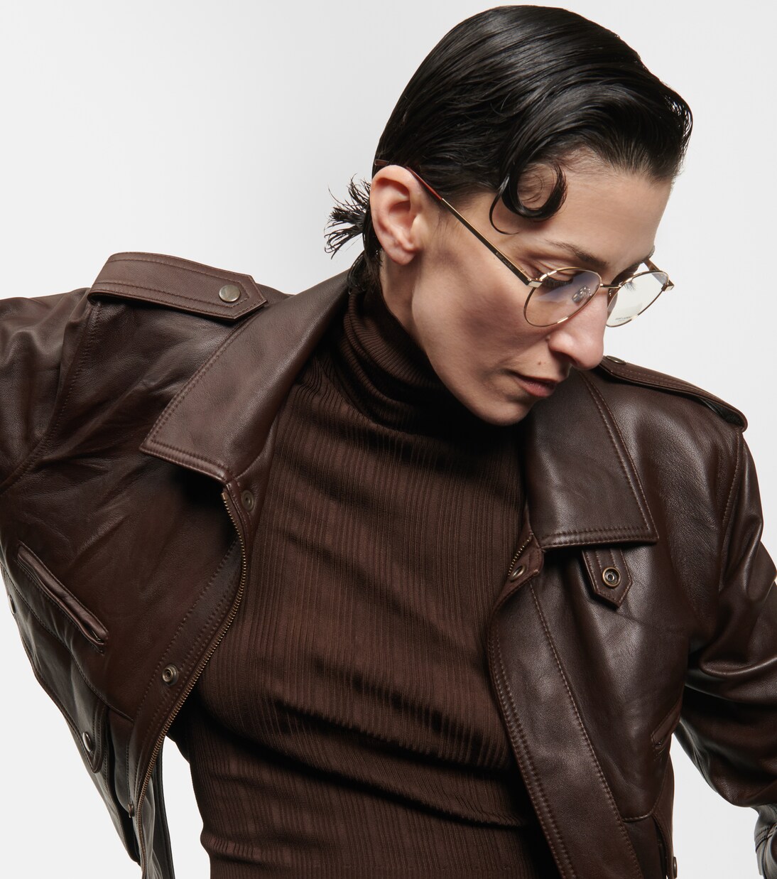 Occhiali rotondi in metallo | Saint Laurent