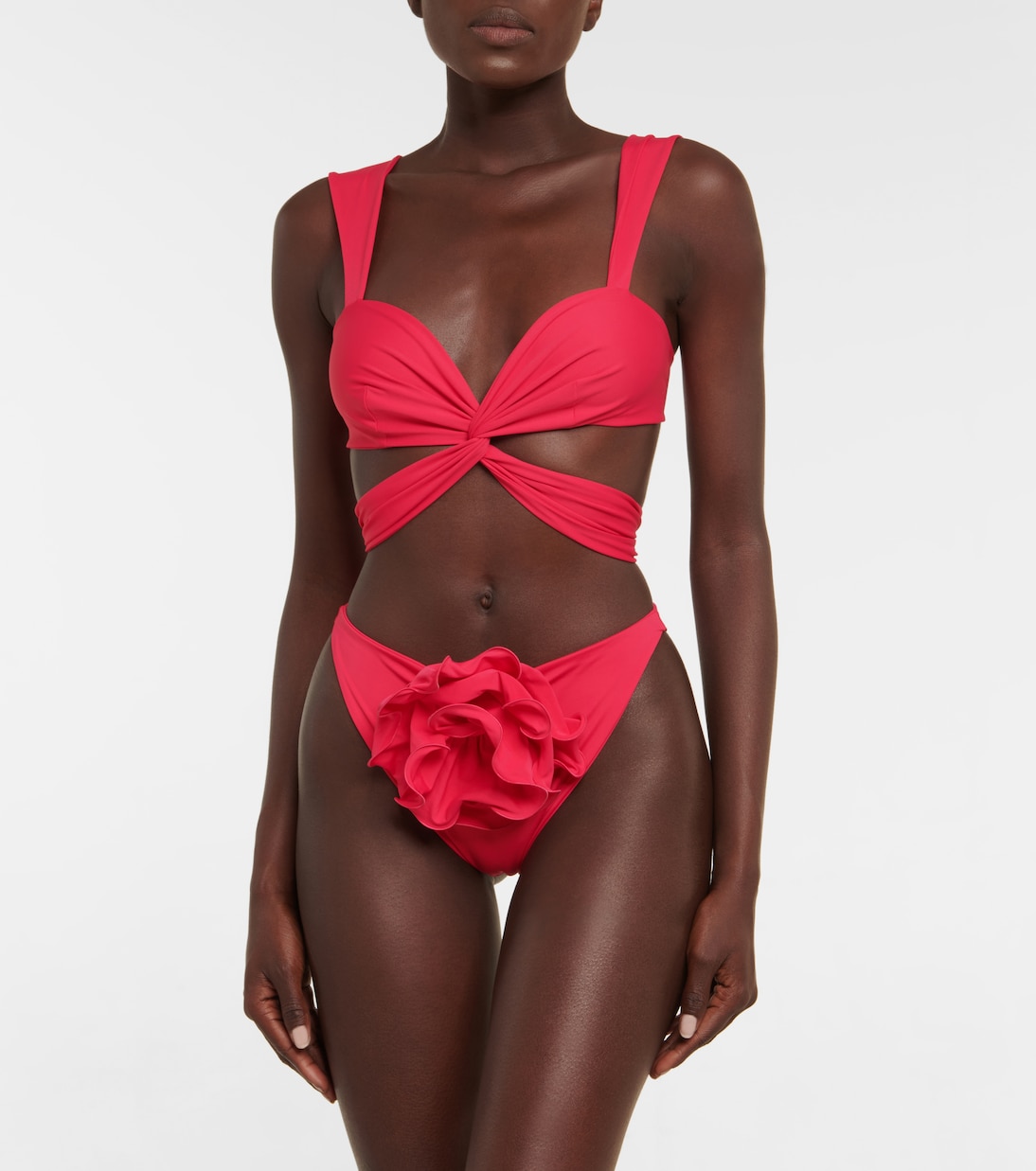 Slip bikini a vita alta con applicazioni | Magda Butrym