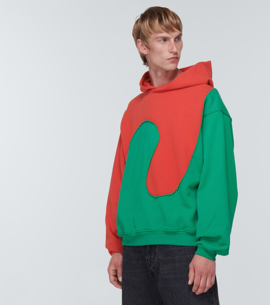 Felpa Wave in misto cotone con cappuccio | ERL