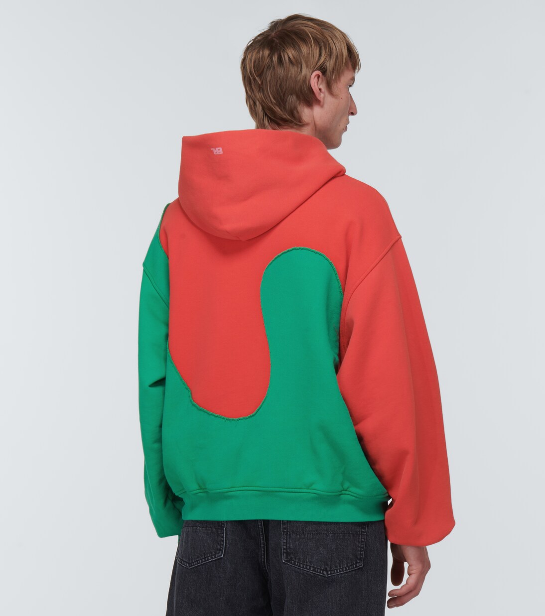 Felpa Wave in misto cotone con cappuccio | ERL