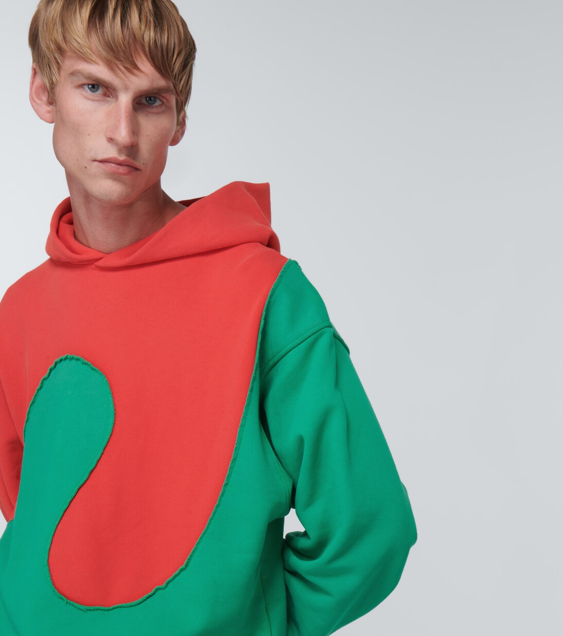 Felpa Wave in misto cotone con cappuccio | ERL