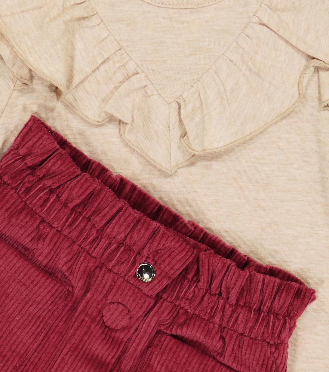 Ensemble pull et jupe en coton | Chloé Kids
