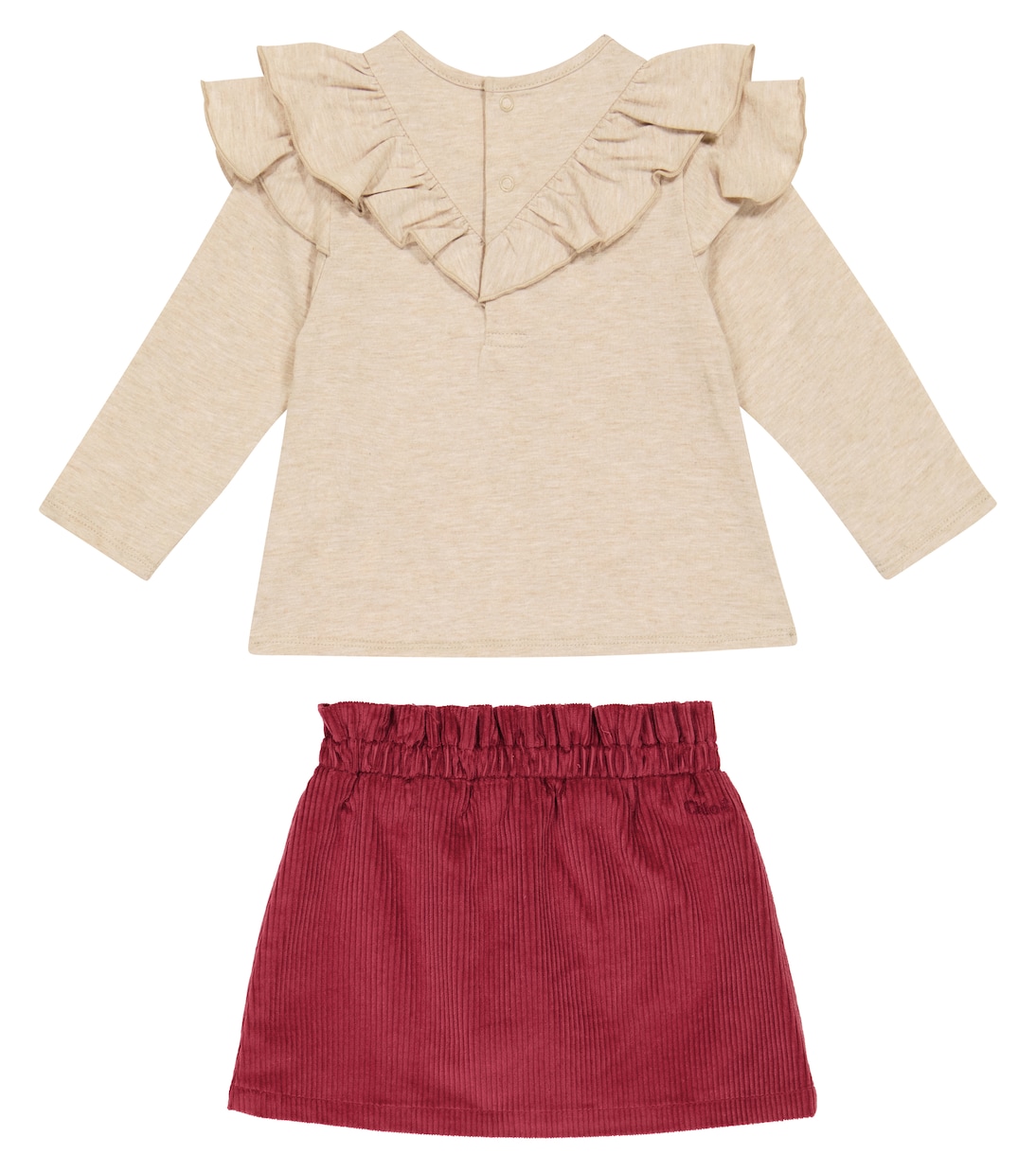 Ensemble pull et jupe en coton | Chloé Kids