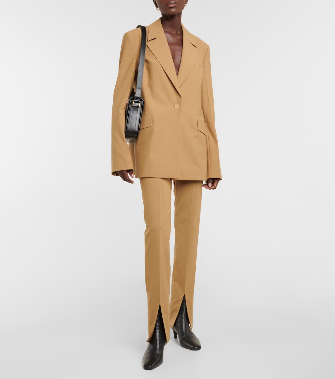 Florine slim wool-blend pants | Nanushka
