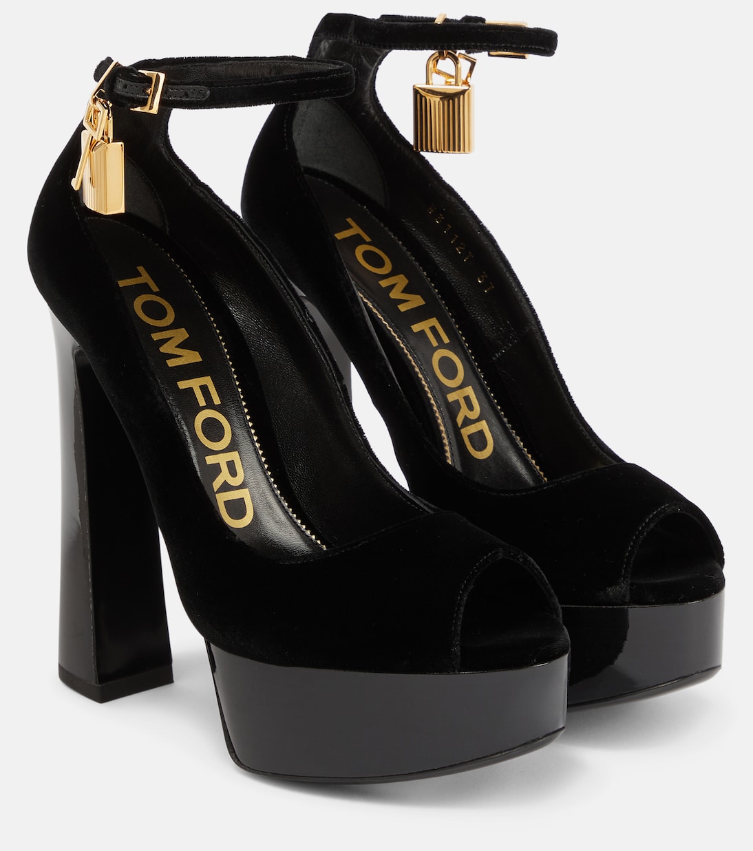 【関税＆送料込み】Tom Ford Pumps Padlock 65Mm Tom Ford Beige Patent Leather Padlock Pumps Size 39.5 | eBay