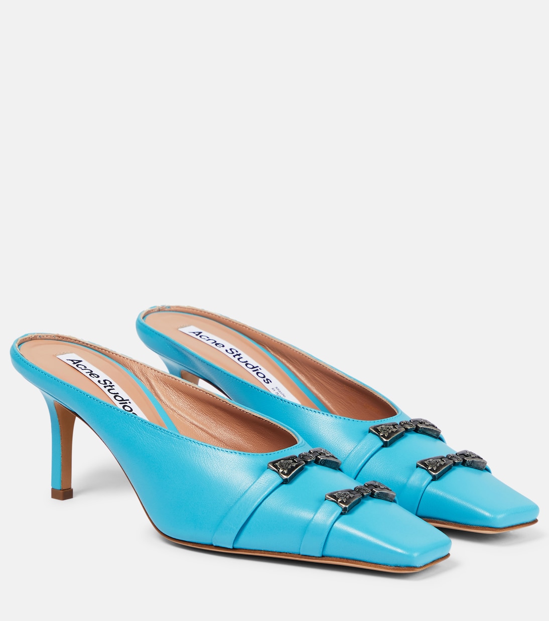 Verzierte Mules aus Leder | Acne Studios