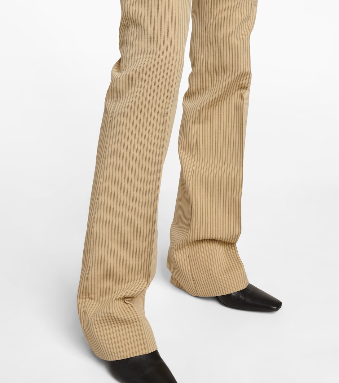 Cotton and wool-blend straight pants | Petar Petrov
