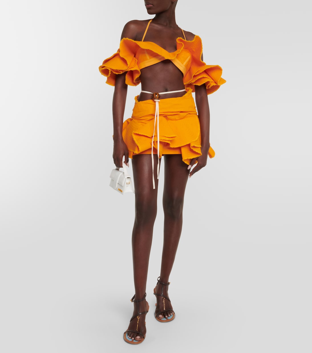 Top raccourci La Brassière Artichaut en coton | Jacquemus