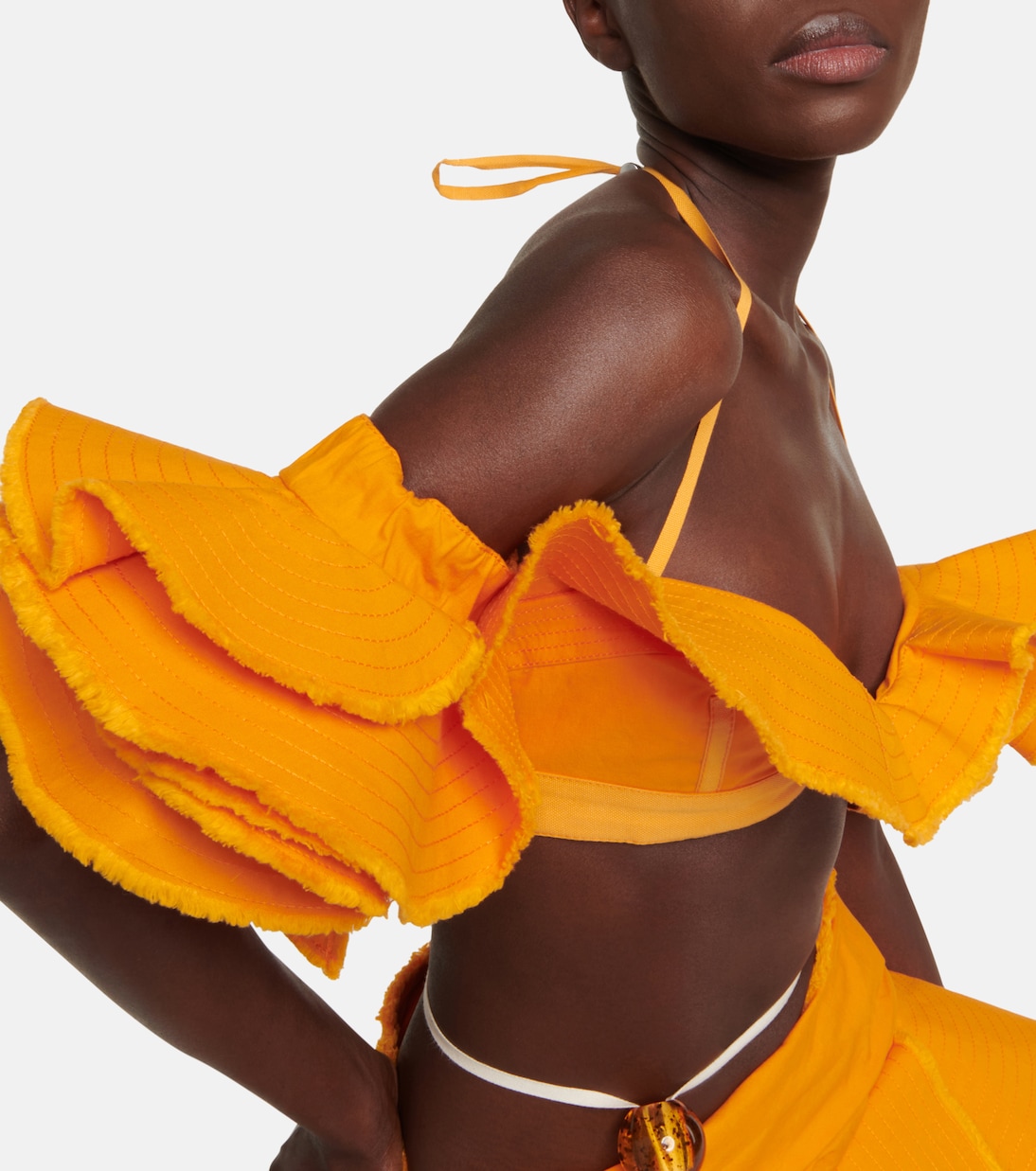 Top raccourci La Brassière Artichaut en coton | Jacquemus