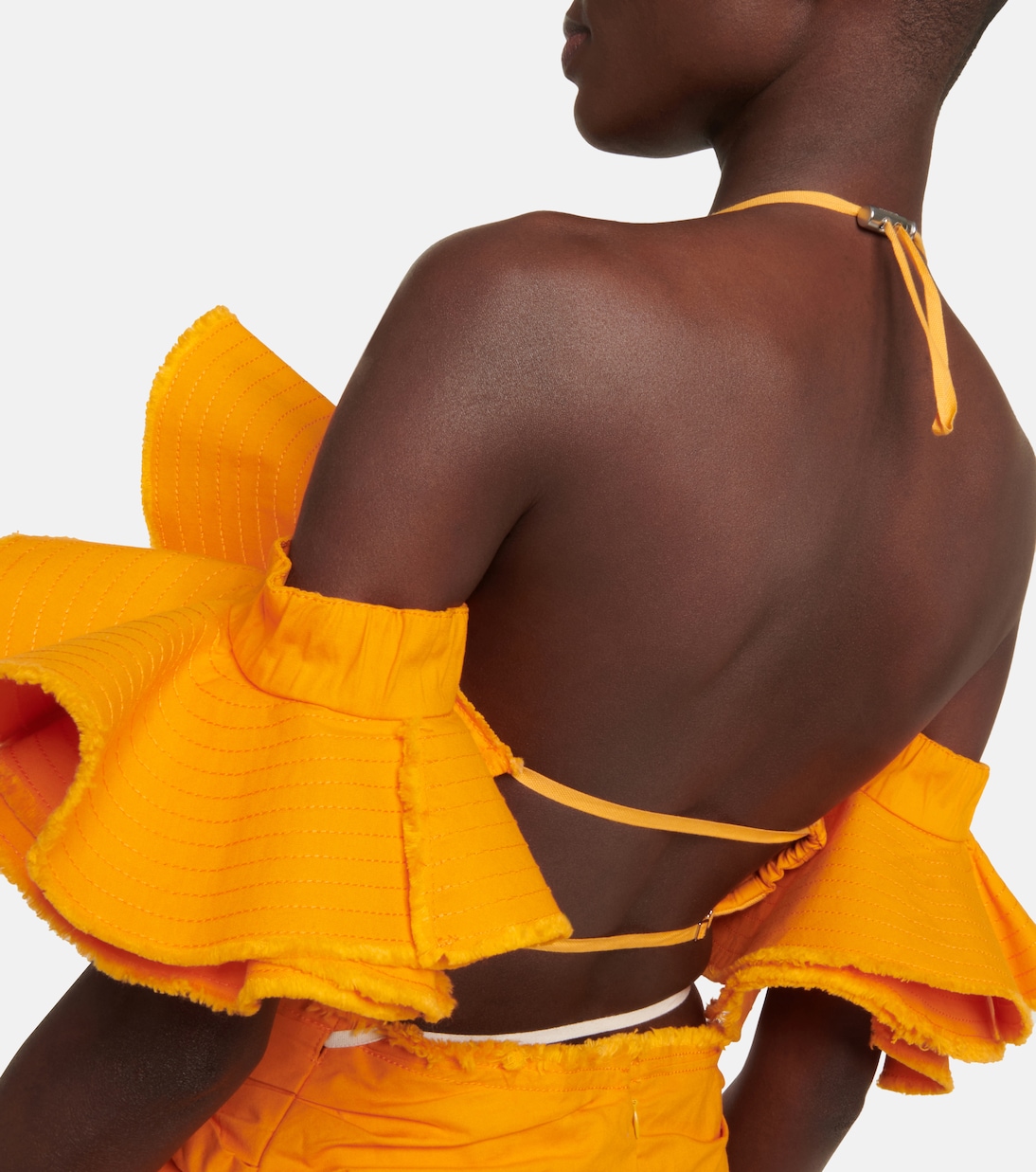 Top raccourci La Brassière Artichaut en coton | Jacquemus