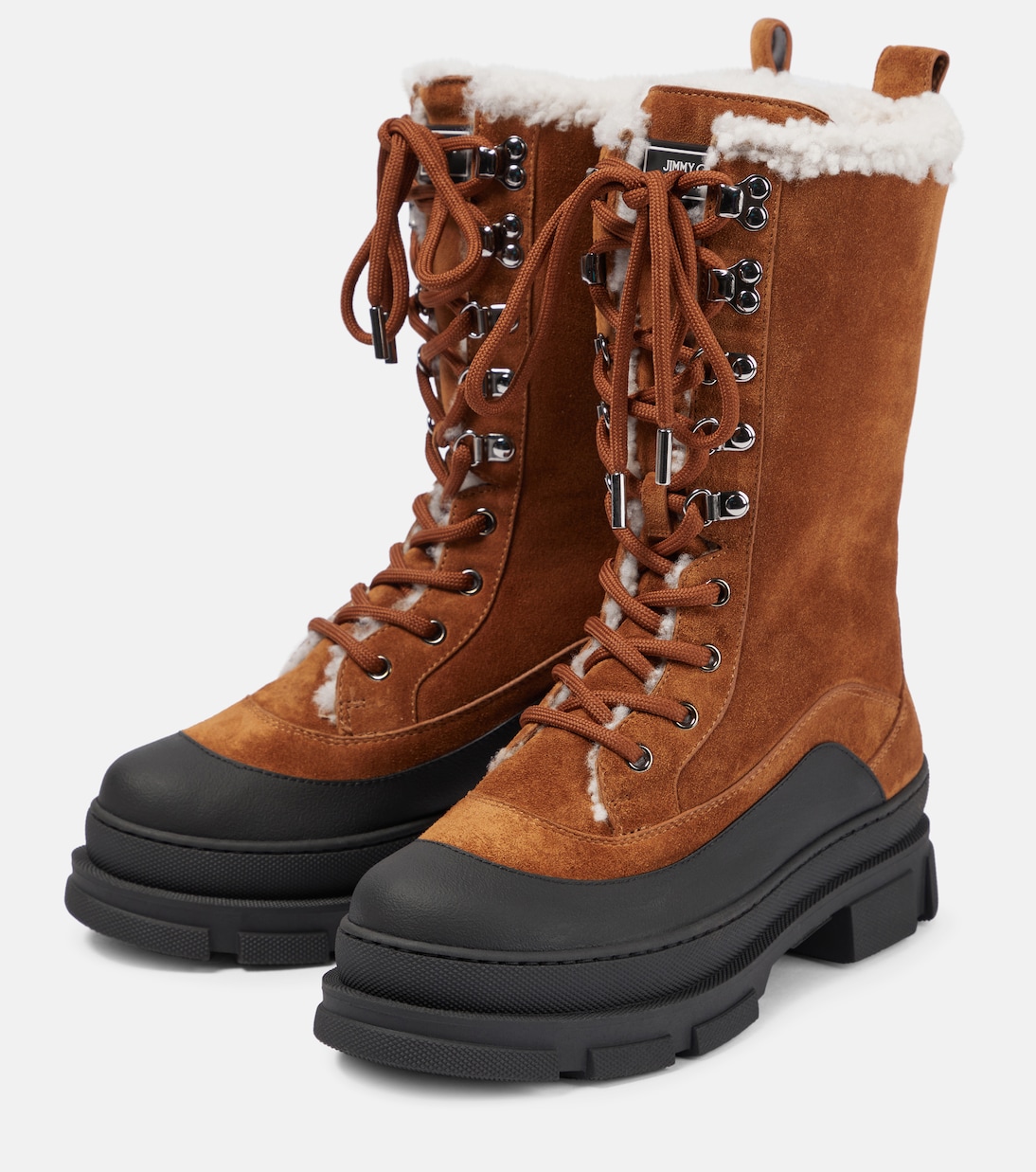 Shearling lined hiking boots cheap