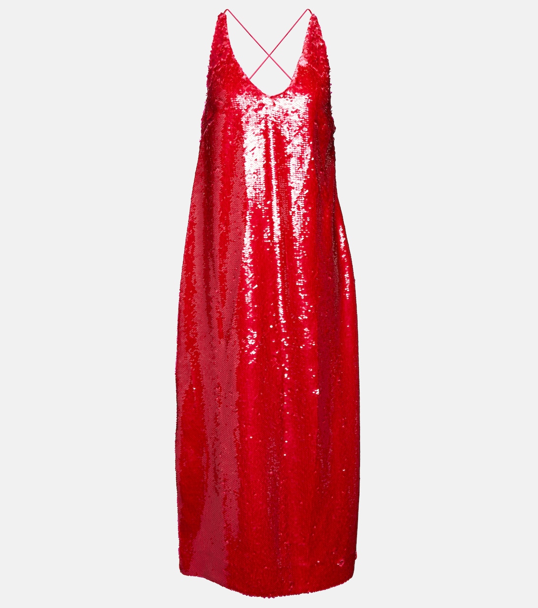 Sequined midi dress | Ganni