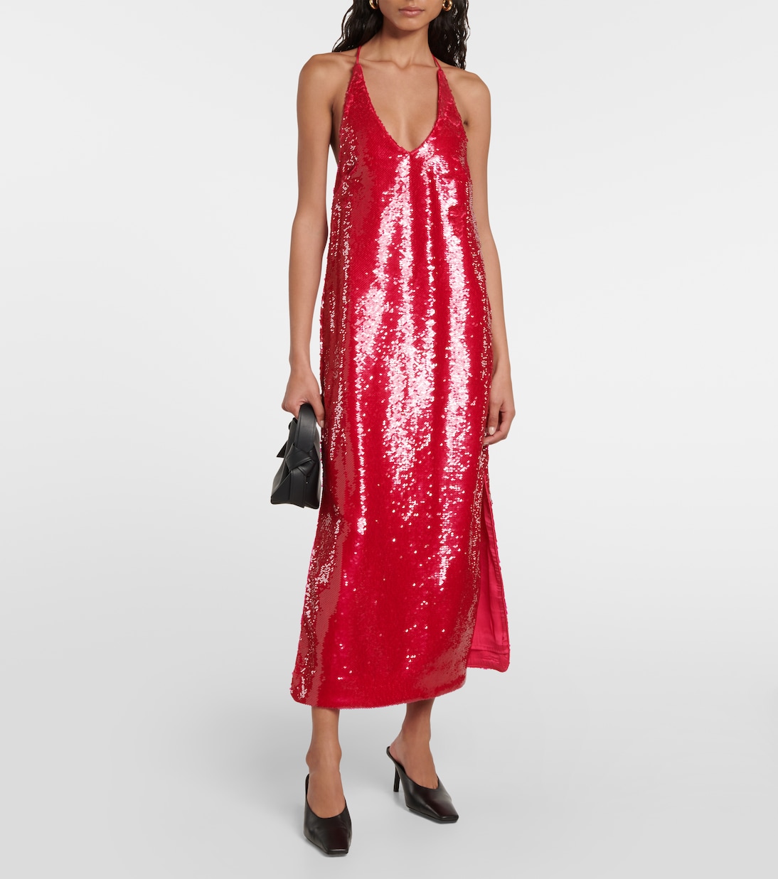 Sequined midi dress | Ganni