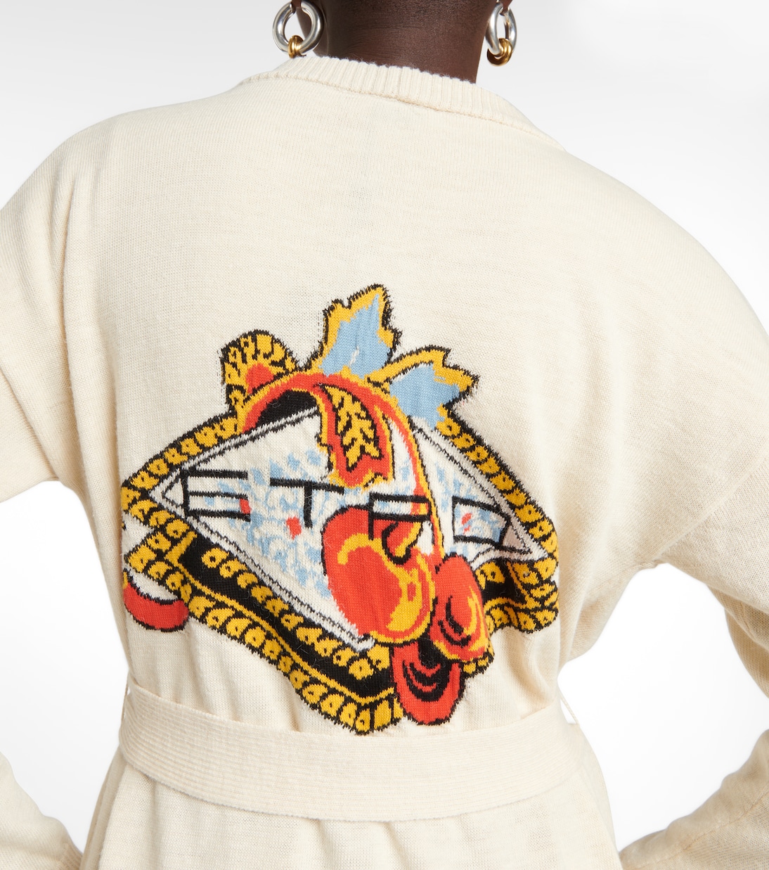 Embroidered wool, linen and cotton cardigan | Etro