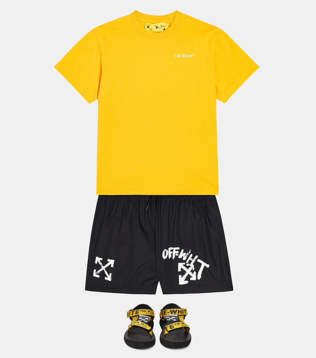 Sandales en jacquard à logo | Off-White Kids