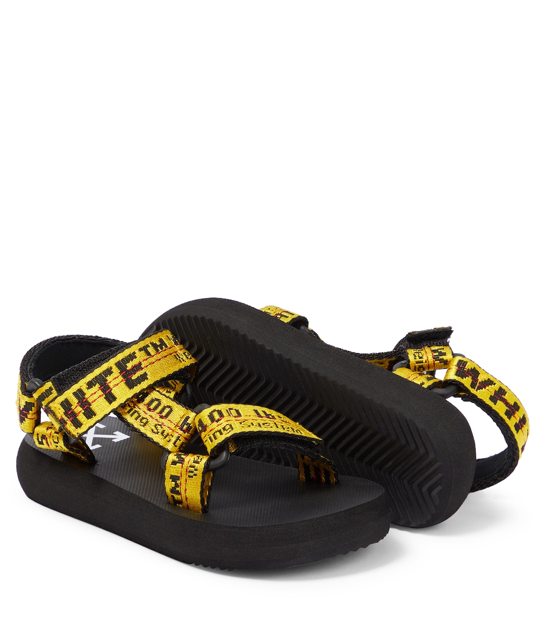 Sandales en jacquard à logo | Off-White Kids