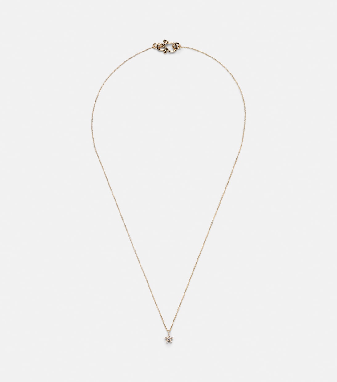 Collana con pendente Petit Soleil in oro 18kt e diamanti di SOPHIE BILLE BRAHE, perfetta per giovani alla moda.