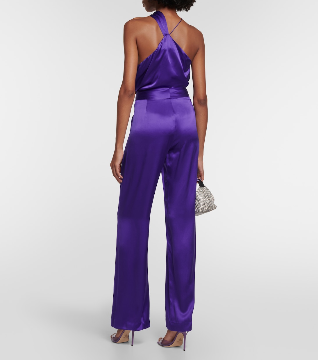 Pantalon ample en satin de soie | The Sei