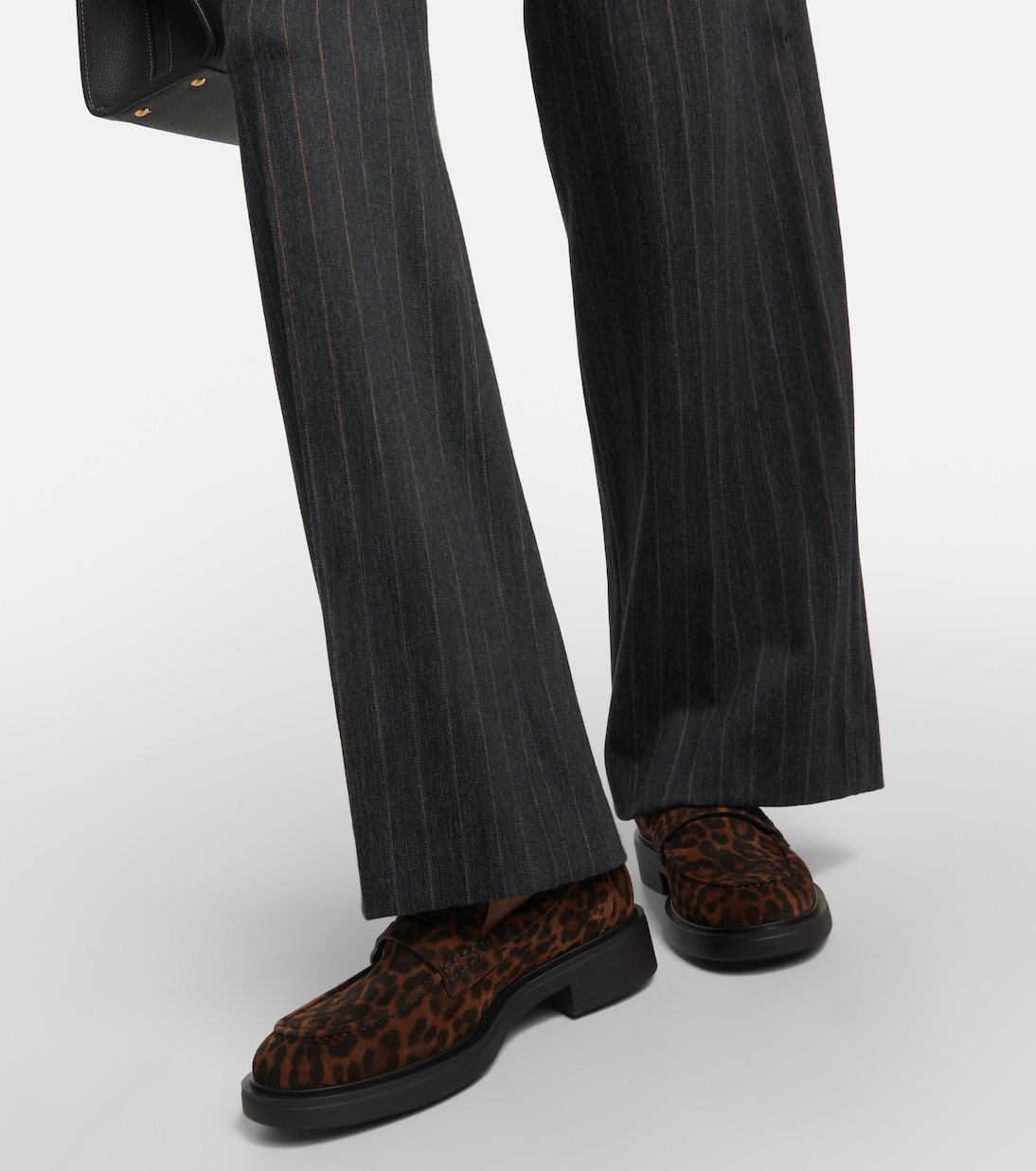Harris leopard-print suede loafers | Gianvito Rossi