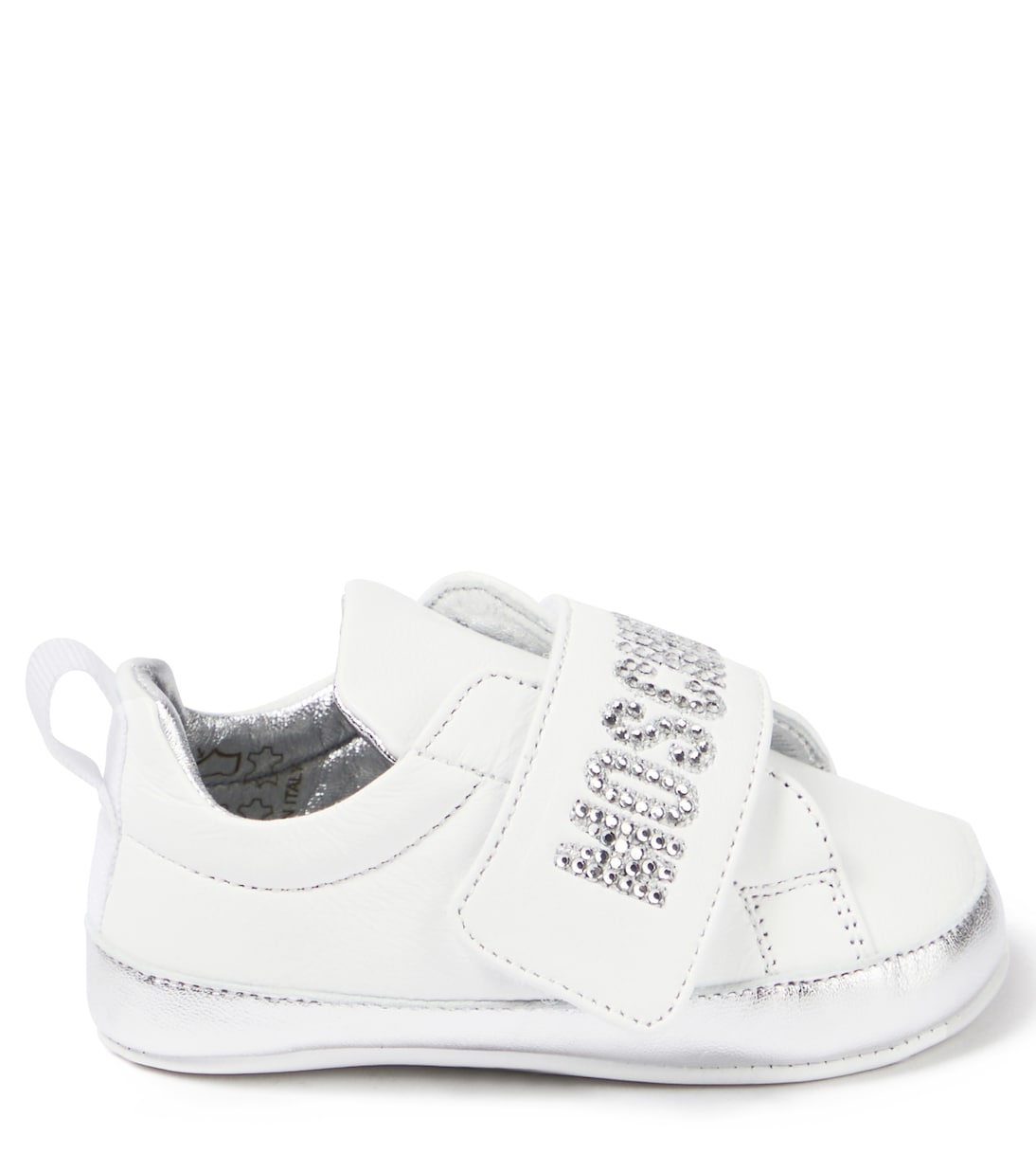Bébé – Baskets en cuir à logo | Moschino Kids