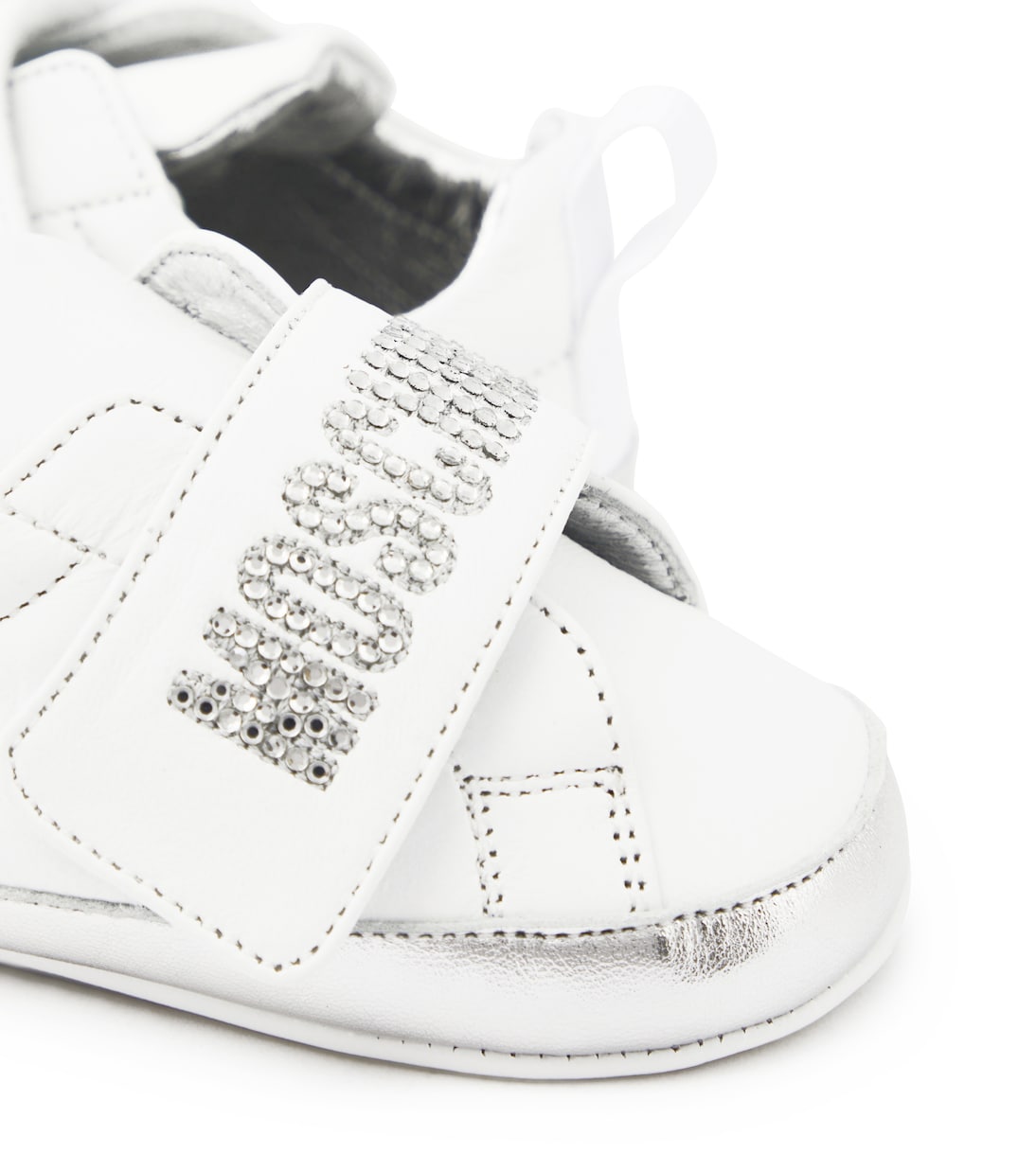 Bébé – Baskets en cuir à logo | Moschino Kids