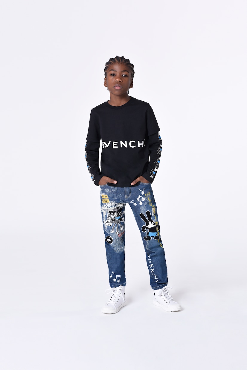 Camiseta de algodón con logo | Givenchy Kids
