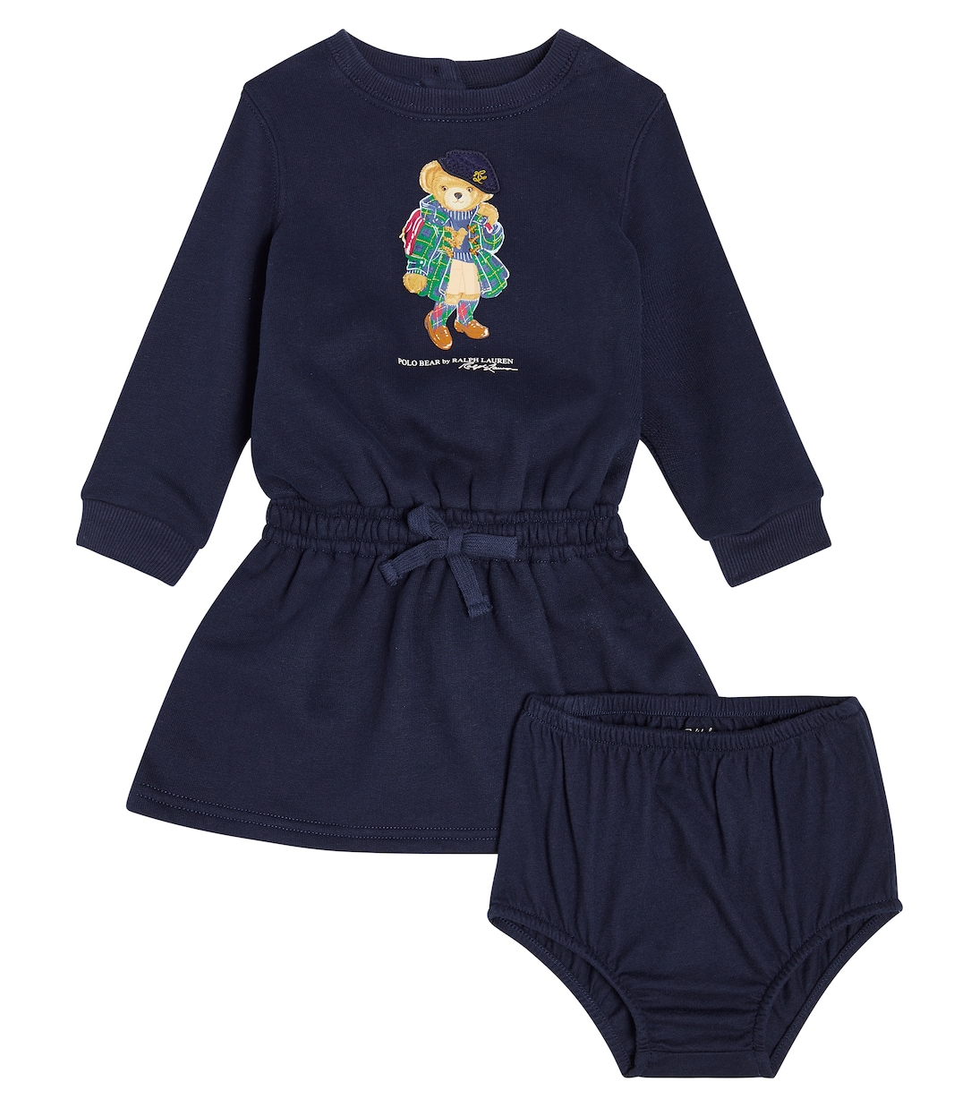 Baby Polo Bear dress and bloomers set | Polo Ralph Lauren Kids